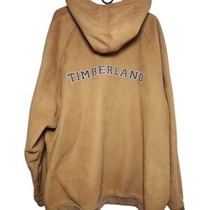 Timberland Vintage mens sued zip up jacket  5XL